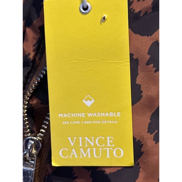 Vince Camuto Leopard Multi-Print Machine Washable Nylon Drawstring Backpack - Picture 2 of 8